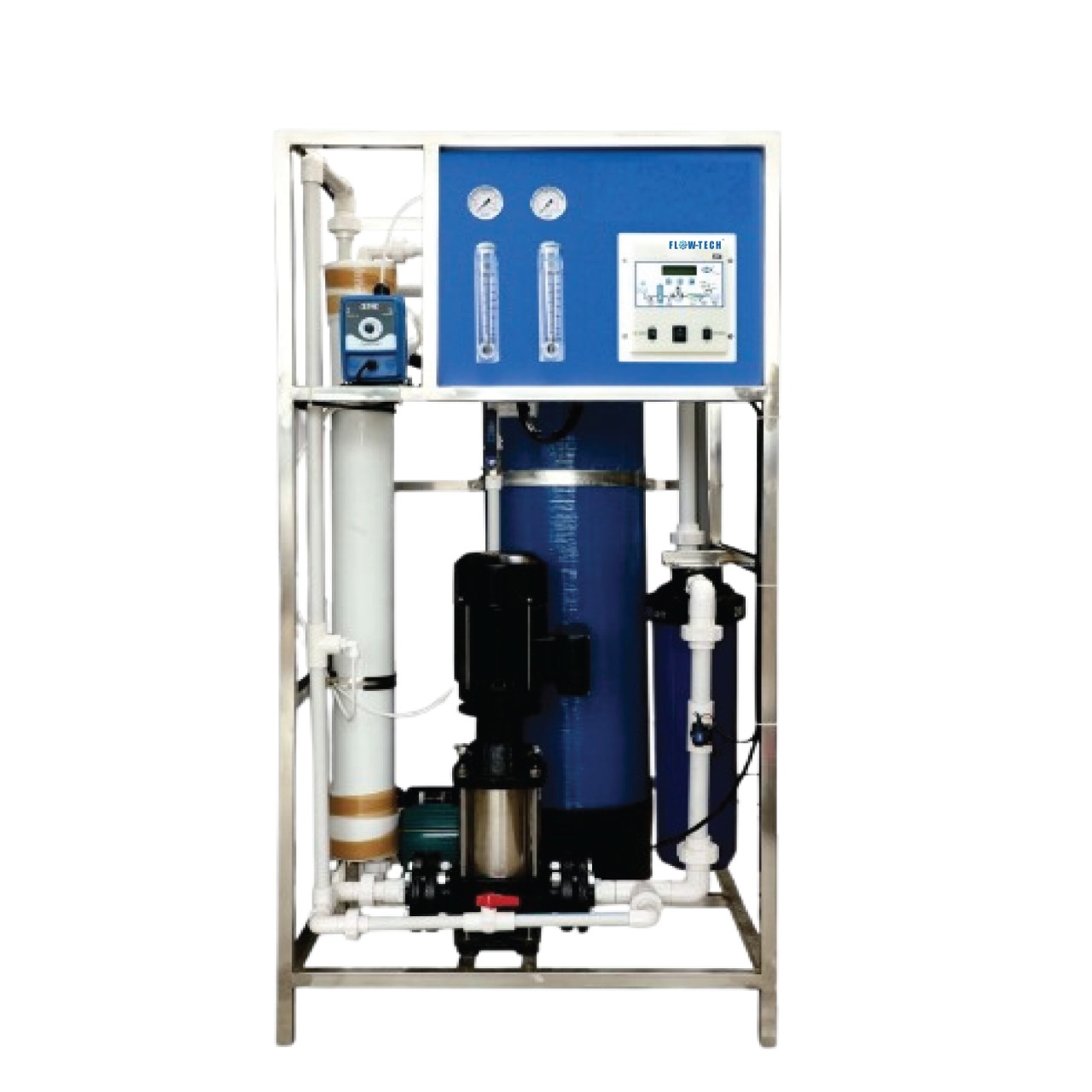 FlowTech commercial RO plant, full system